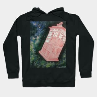 pink phonebox Hoodie